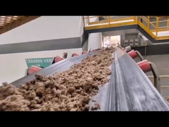 두 개의 이빨 롤링 크레셔 클레이 벽돌 만드는 기계 롤러 크레셔