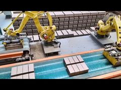 벽돌 건조기 챔버를 위한 완전 자동 점토 벽돌 로딩 및 배하 기계