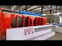 진흙 벽돌 만드는 기계 앞 격자 추출 믹서