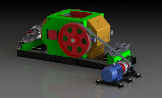 원료 준비 및 벽돌 가소성 향상을 위한 고속 미세 롤 크러셔가 있는 점토 벽돌 제조 기계