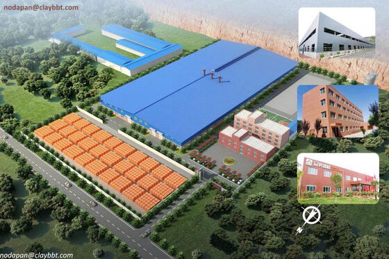 100~1200 톤/일 터널 건조기 및 터널 오븐을 갖춘 완전 자동 점토 벽돌 생산 라인