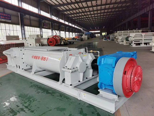 50-65 M3/h Twin Shaft Paddle Mixer 90 또는 110kw 전력과 380V 50Hz의 산업 혼합