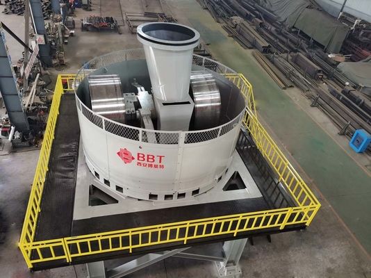 BBT Clay Brick Wet Pan Mill / Wet Grinding Mill 홀 브릭 블록 세라믹 제조 공장