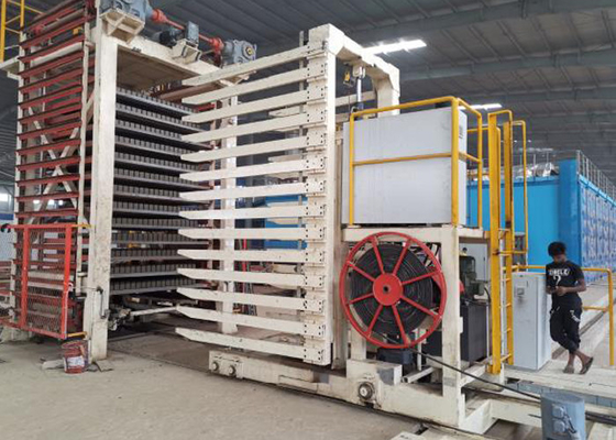 290KW 자동 찰흙 벽돌 건조기 기계 토양 구획 건조 약실 체계