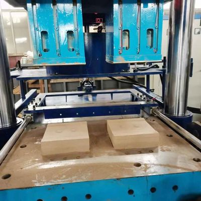 단열 벽돌 제조 및 내화 벽돌 제조용 맞춤형 고압 20톤 ~ 1200톤 블루 유압 프레스,