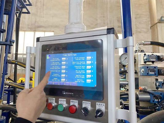 단열 벽돌 제조 및 내화 벽돌 제조용 맞춤형 고압 20톤 ~ 1200톤 블루 유압 프레스,