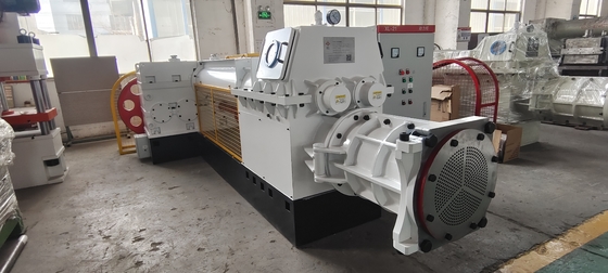 드라이어 챔버와 11rpm/min 스핀드 속도와 함께 자동 점토 벽돌 제조 extruder 기계