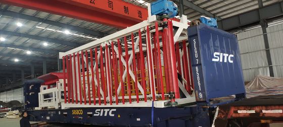 단일 계층 건조기 방 벽돌 부하 및 부하 장비