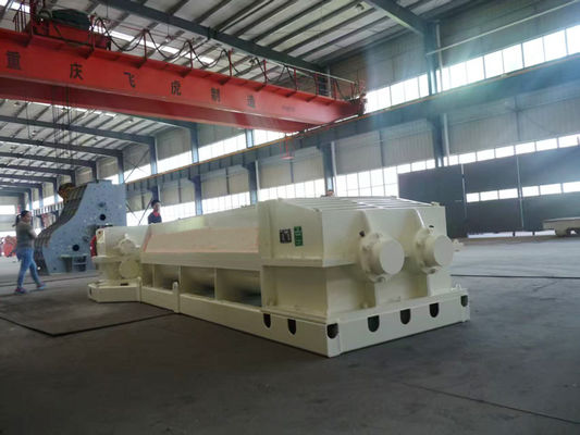 점토 벽돌 제조 공장 혼합 장비 용량은 시간당 120톤 BBT의 이중 샤프트 압출 믹서입니다.