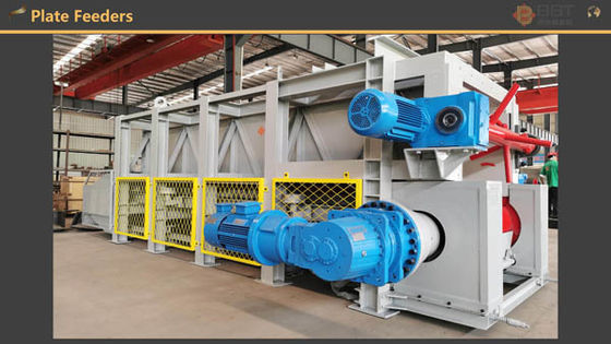 120 톤/h 사슬 판 상자 지류 찰흙 벽돌 만들기 공장 상자 먹이는 기계