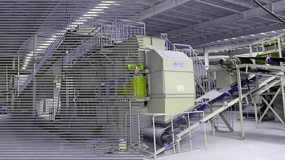 완전 자동 황토 벽돌 제조 라인을 위한 프로젝트 120톤/h 벨트 컨베이어 박스 피더 기계를 만드는 점토 중공 블록