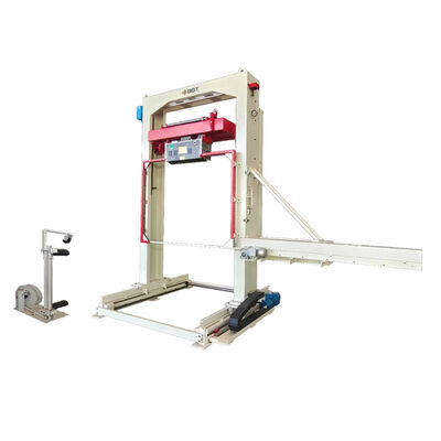 벽돌 덩어리 패키지를 위한 점토 벽돌 벨트 띠 포장 기계