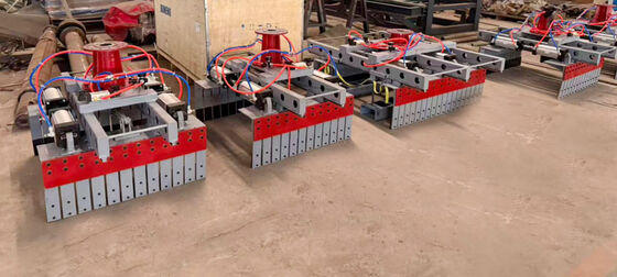완전 자동 로봇 고정 장치 520kg 무게의 맞춤형 빌딩 벽돌 스택 기계